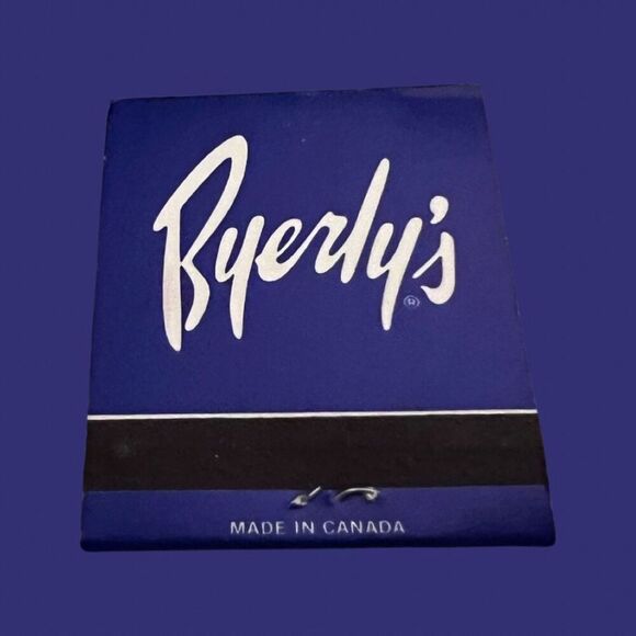Vintage Byerlys Grocery Store Minnesota Location’s  Unstruck Matchbook RARE FIND - Picture 1 of 2